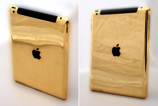 苹果制造出世界上首个24克纯金iPad 3